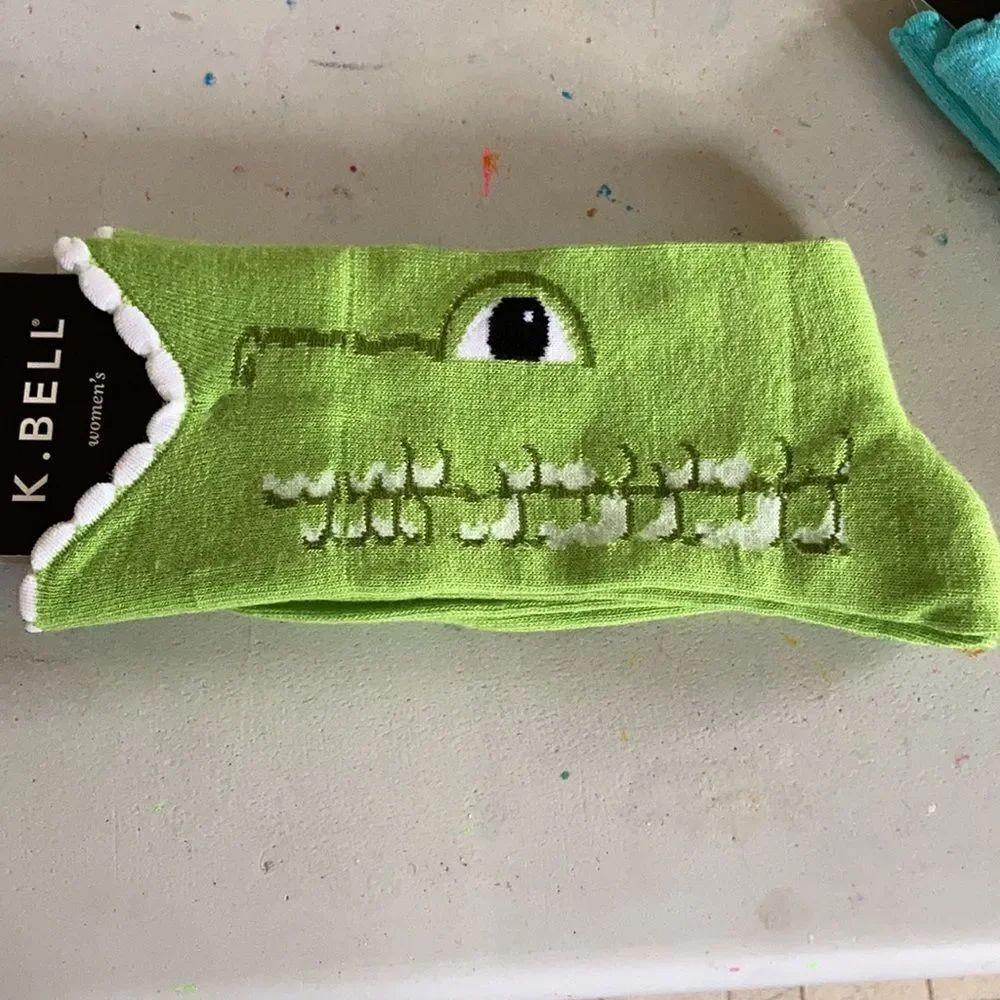 K. Bell Socks Mermaid pair only - Picture 3 of 4